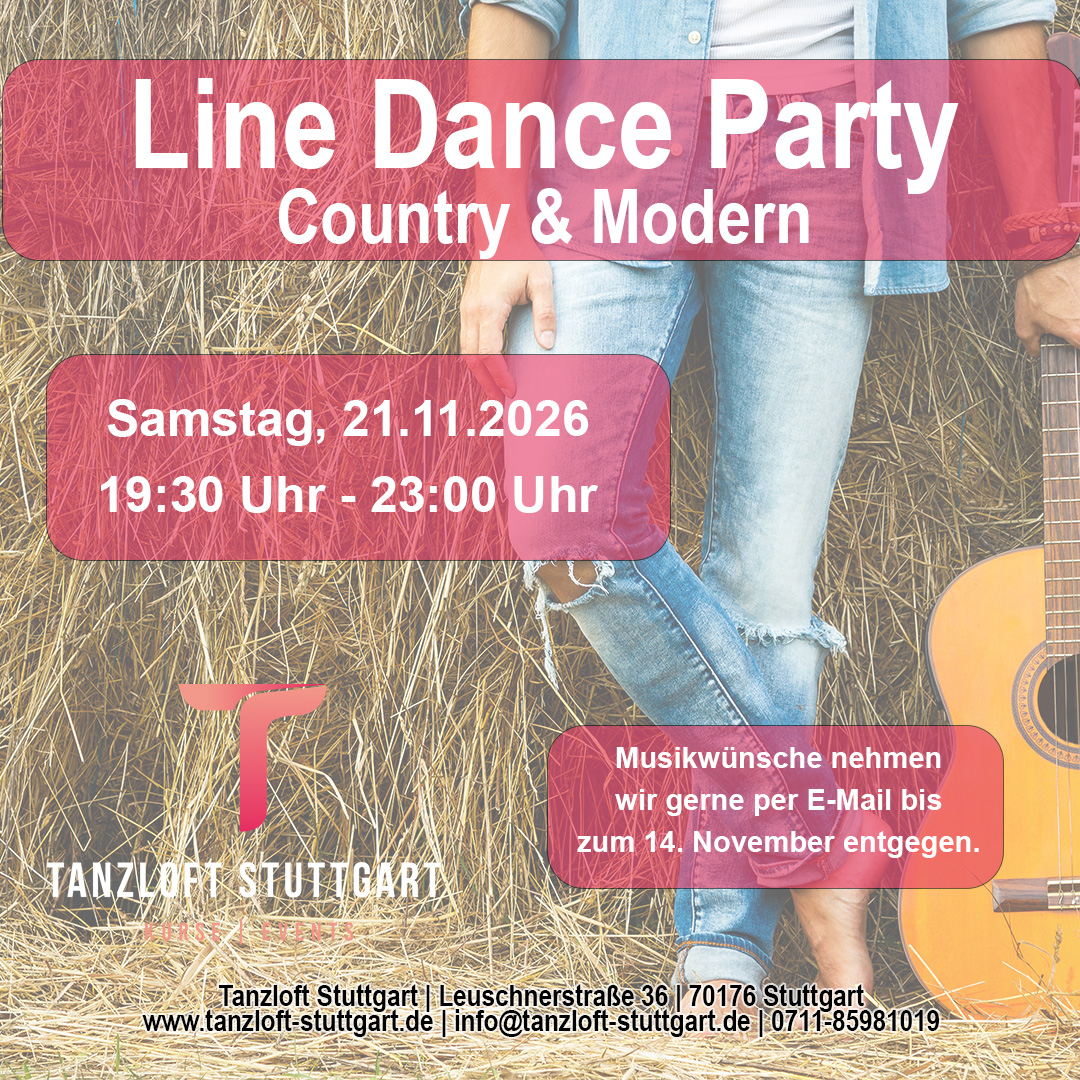 Line Dance Party mit Workshops