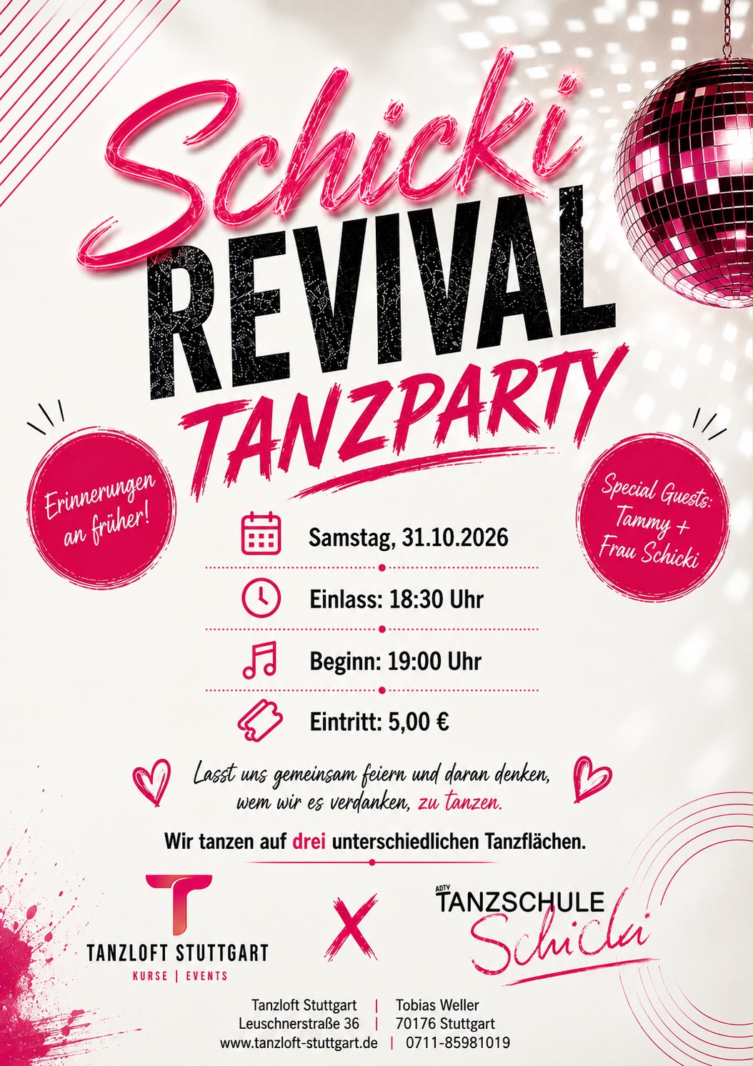 Tanzschule Schicki meets Tanzloft Stuttgart